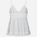 Neo Noir Elvena S Voile Top White