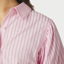 Neo Noir Etta Soft Stripe Stone Shirt Light pink