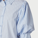 Neo Noir Etta Stripe Stone Shirt Light Blue