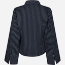 Neo Noir Fenli Slim skjorte i navy stribet-5