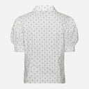 Neo Noir Frannie Dot Shirt Off White
