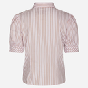 Neo Noir Frannie Structure Stripe Shirt Light Pink