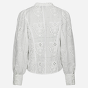 Neo Noir Gilda Embroidery Blouse White