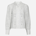 Neo Noir Gilda Embroidery Blouse White
