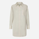 Neo Noir Halina Poplin Shirt Ivory