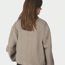 Neo Noir Hamra Herringbone Twill Jacket Beige Melange