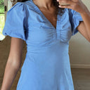 Neo Noir Illana Poplin Dress Sky Blue