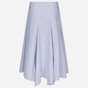 Neo Noir Isabet Stripe Skirt Blue Stripe
