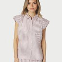 Neo Noir Isella Double Stripe Top Rose