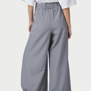 Neo Noir Janel Structure Pants Grey Melange