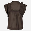 Neo Noir Jayla S Voile Top Dark Brown