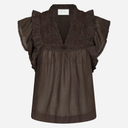 Neo Noir Jayla S Voile Top Dark Brown
