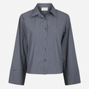 Neo Noir Jaylin Stripe Shirt Dark Navy