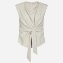 Neo Noir Katarim Crepe Top Ivory