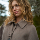 Neo Noir Keaton Wool Coat Taupe