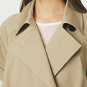 Neo Noir Lisha Trench vest i beige-3