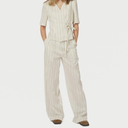 Neo Noir Malba Stripe Pants Natural