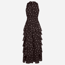 Neo Noir Marli Big Dot Dress Brown