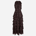 Neo Noir Marli Big Dot Dress Brown