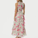 Neo Noir Marli Big Flower Dress Creme