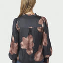Neo Noir Massima Misty bluse i mørkeblå blomstret-4