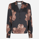 Neo Noir Massima Misty bluse i mørkeblå blomstret-1