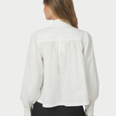 Neo Noir Melya Poplin Shirt White
