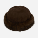 Neo Noir Nappi Faux Fur Hat Brown