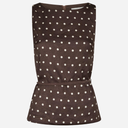 Neo Noir Nassa Big Dot Top Dark brown