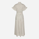 Neo Noir Nellie Wide Stripe Dress Ivory