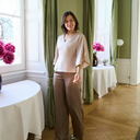 Neo Noir Remana Heavy Sateen Blouse Champagne