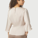 Neo Noir Remana Heavy Sateen Blouse Champagne