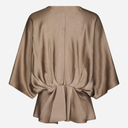 Neo Noir Rivina Heavy Sateen Blouse Dark Taupe