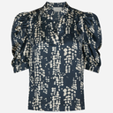 Neo Noir Roella Scatter Print Blouse Navy