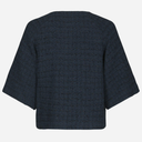 Neo Noir Rosella Boucle Mini Jacket Navy