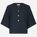 Neo Noir Rosella Boucle Mini Jacket Navy