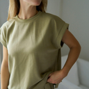 Neo Noir Saphira Soft Tee Dusty Green