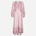 Neo Noir Silfi Flower Print Dress Dusty Rose