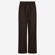 Neo Noir Sonar Linen Pants Dark Brown
