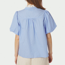 Neo Noir Ulia Stripe Blouse Blue Stripe