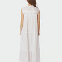 Neo Noir Veana S Voile Maxi Dress White