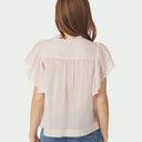 Neo Noir Vinsa S Voile Top Light Pink