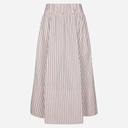 Neo Noir Yara Long Double Stripe Skirt Rose