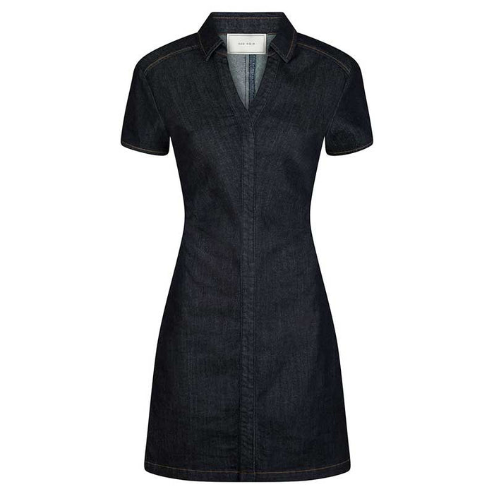 Neo Noir Abel Denim Dress Dark Blue