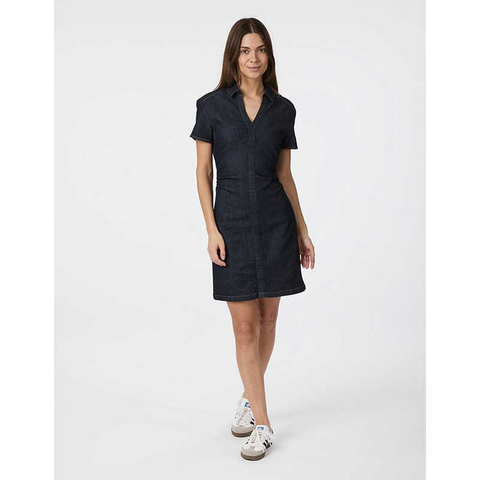 Neo Noir Abel Denim Dress Dark Blue