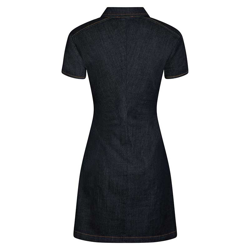Neo Noir Abel Denim Dress Dark Blue