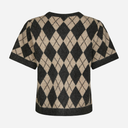 Neo Noir Allestar Check Knit Cardigan Beige - J BY J Fashion