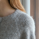 Neo Noir Amaya Fluffy Knit Cardigan Beige Melange - J BY J Fashion