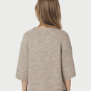 Neo Noir Amaya Fluffy Knit Cardigan Beige Melange - J BY J Fashion