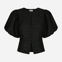 Neo Noir Anela Boucle Blouse Black
